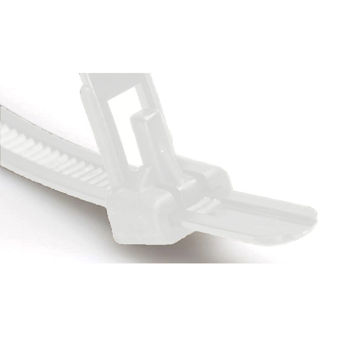100 x Natural Releasable Cable Ties  Size: 150 x 7.6mm