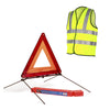 Reflective Large Warning Triangle Sign & Safety Vest<br><br>