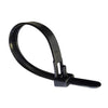 100 x Black Releasable Cable Ties <br>Size: 370 x 7.6mm