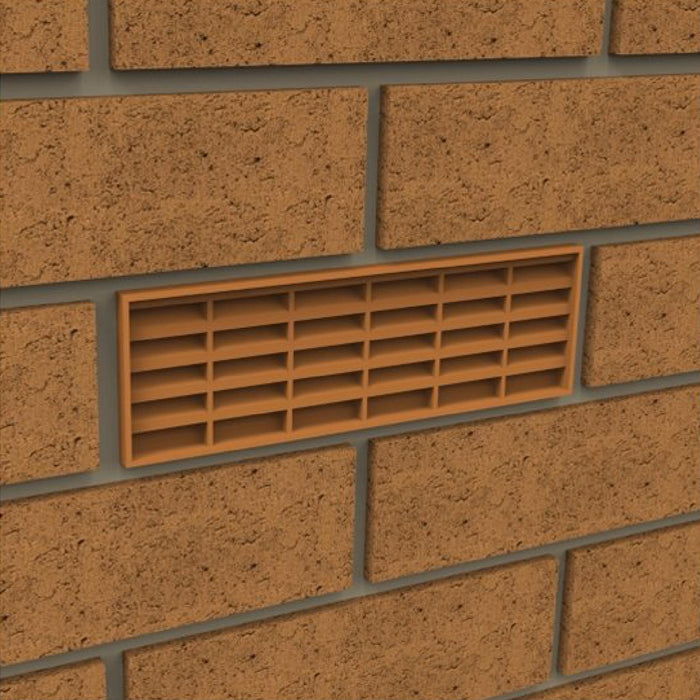 Terracotta Combination Air Brick Vents 9" x 3" for Air Flow Ventilation