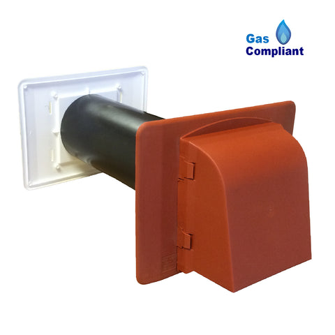 Cavity Core Vent & Cowl with Large Backplate for Gas Appliances