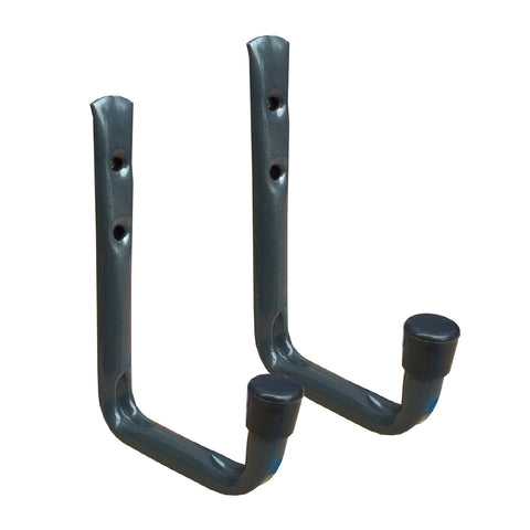 2 x Wall Mounted 80mm Utility Storage Hooks<br><br>