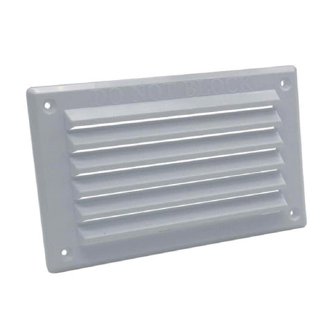 Rytons Louvre Air Vent 6" x 3" Plastic Grille with Flyscreen / Colour Options